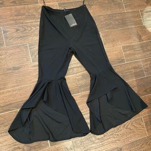 Slinky Flared Leg Pants